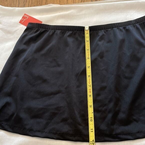 LISA CURRAN BLACK PAREO MINI SKIRT.  NEW - Picture 3 of 7